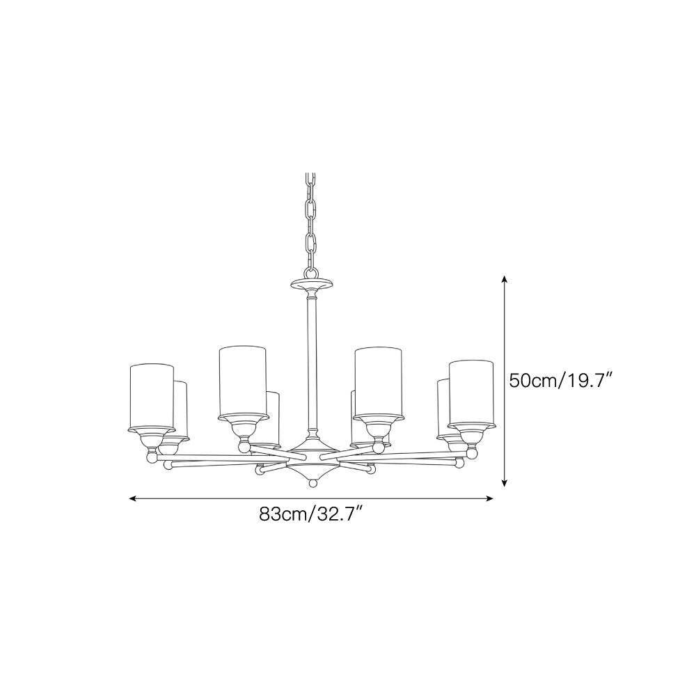 Stratton Alabaster Chandelier
