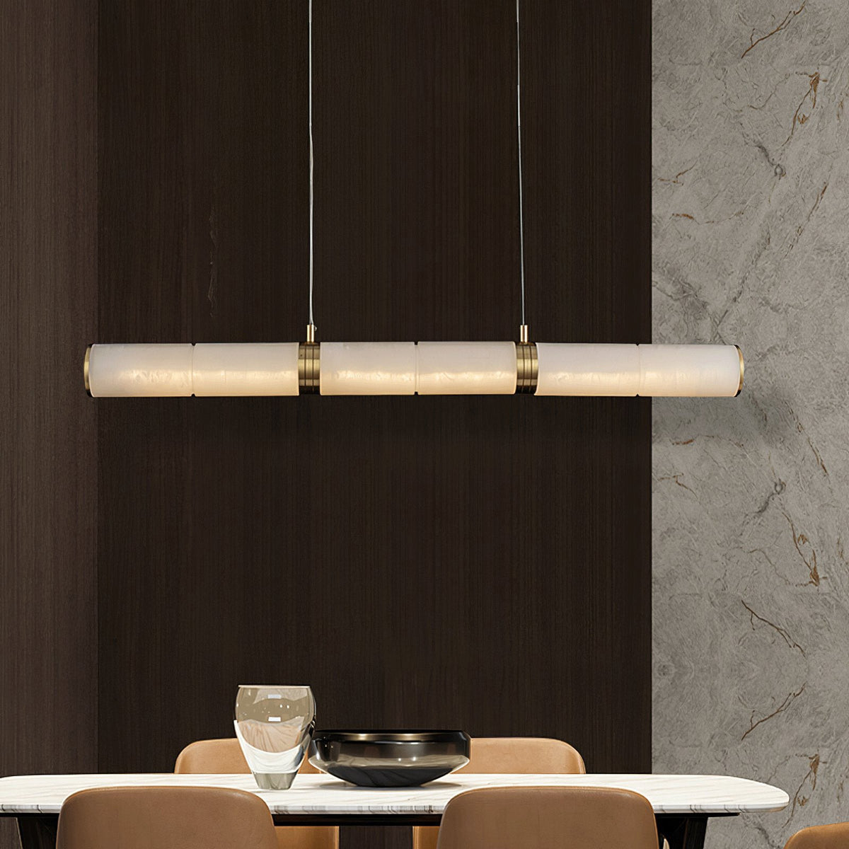 Stream Alabaster Pendant Light