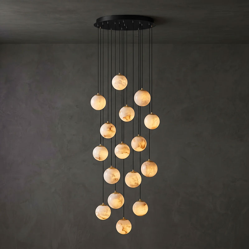 Sultana Alabaster Cluster Chandelier