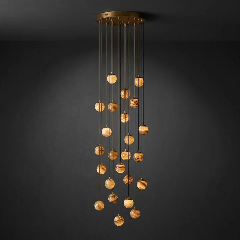 Sultana Alabaster Cluster Chandelier