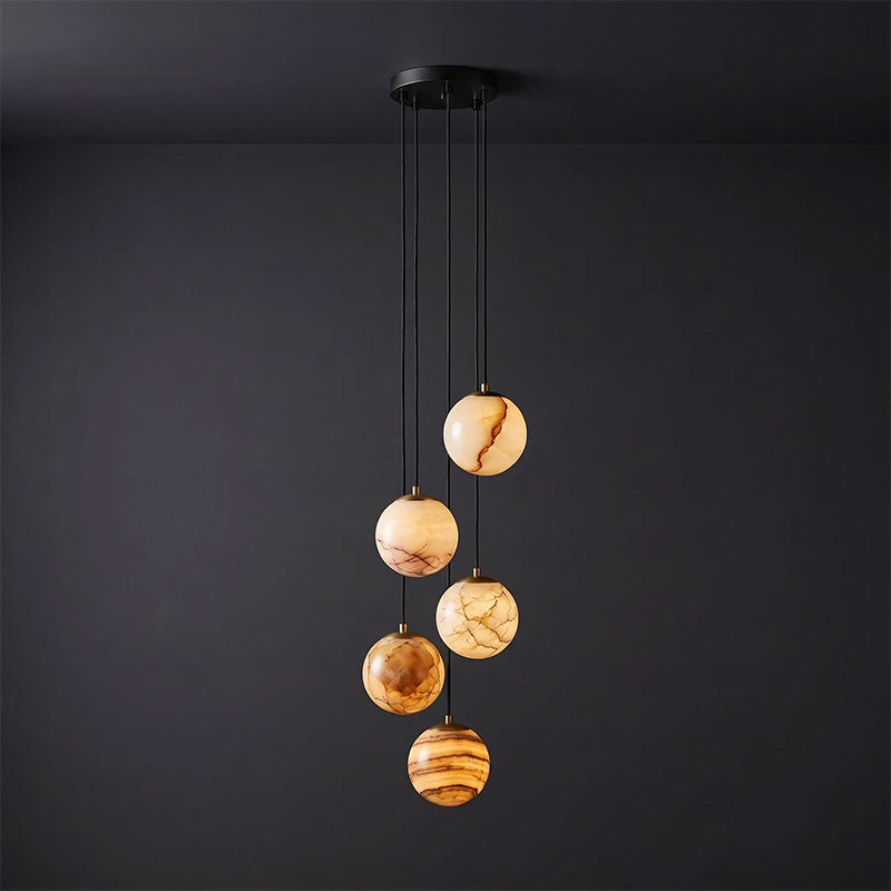 Sultana Alabaster Cluster Chandelier