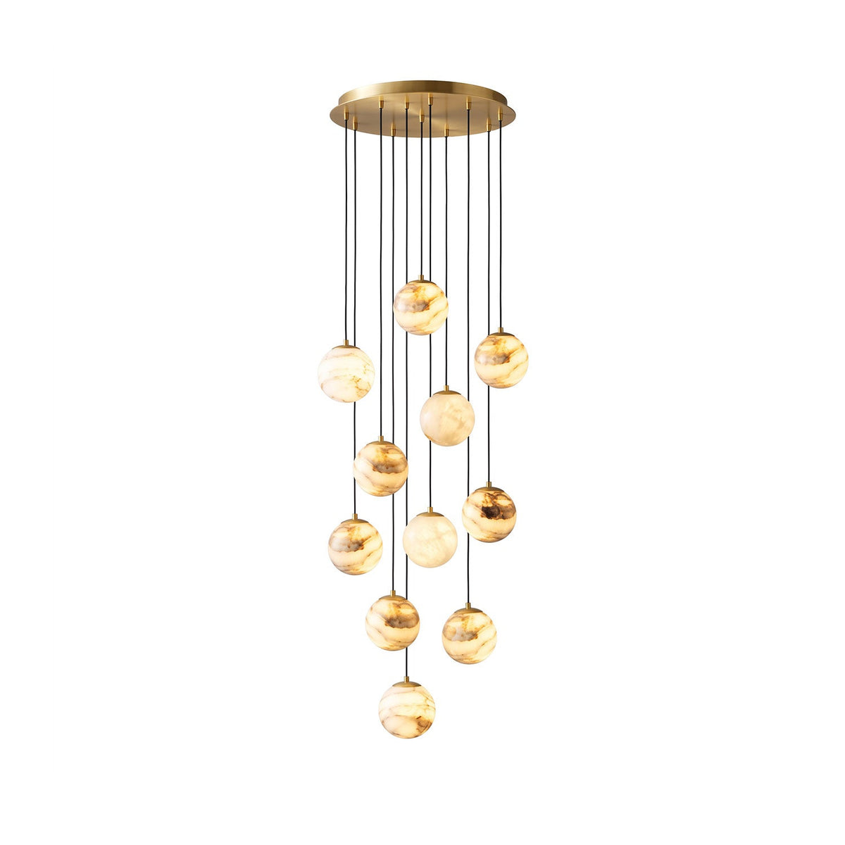 Sultana Alabaster Cluster Chandelier