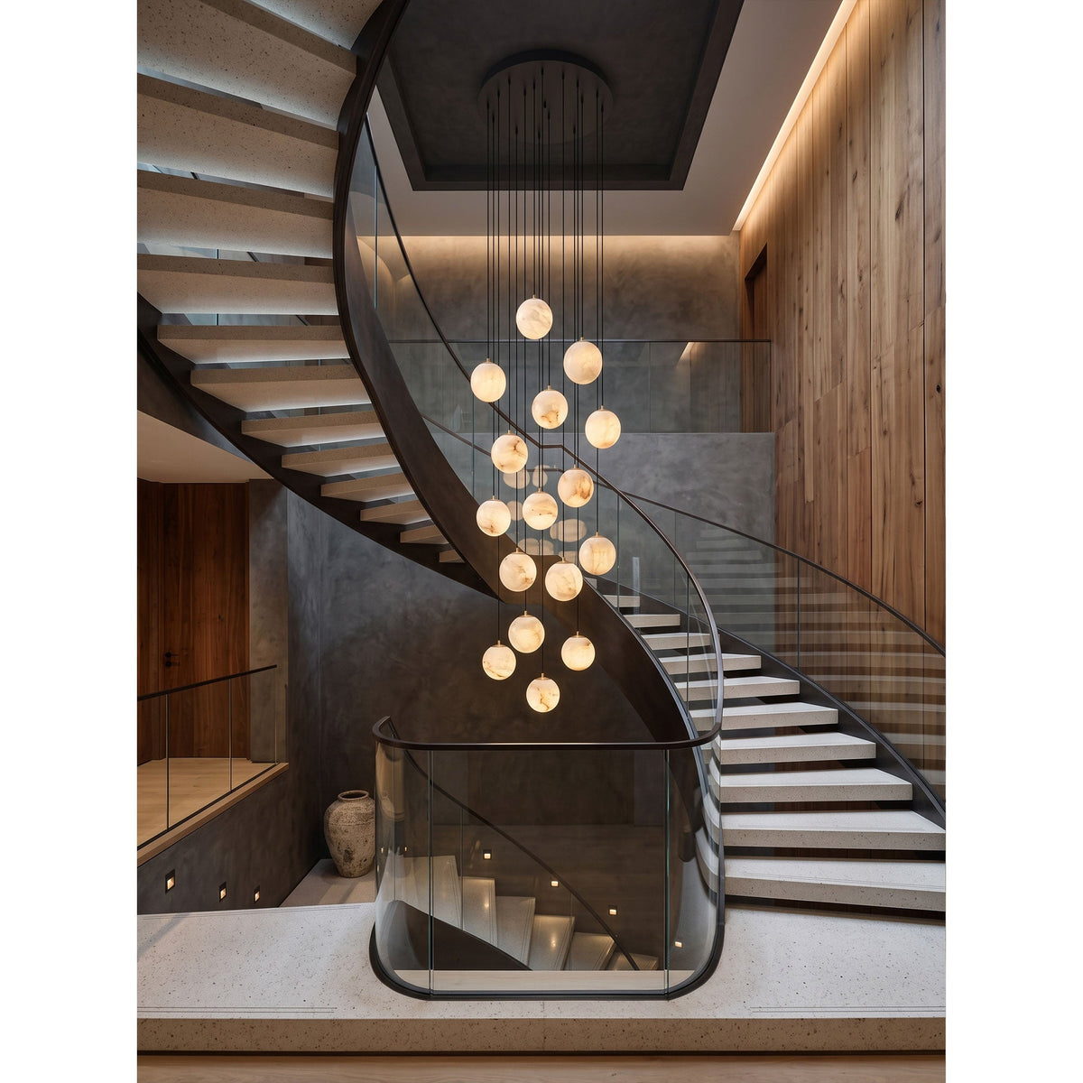 Sultana Alabaster Cluster Chandelier