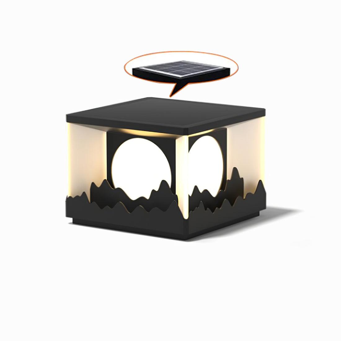 Sunrise Garden Light ∅ 11.8″ x H 9.8″ / Dia 30cm x H 25cm / Model B: Solar-Powered Version / Warm Light Table lamp