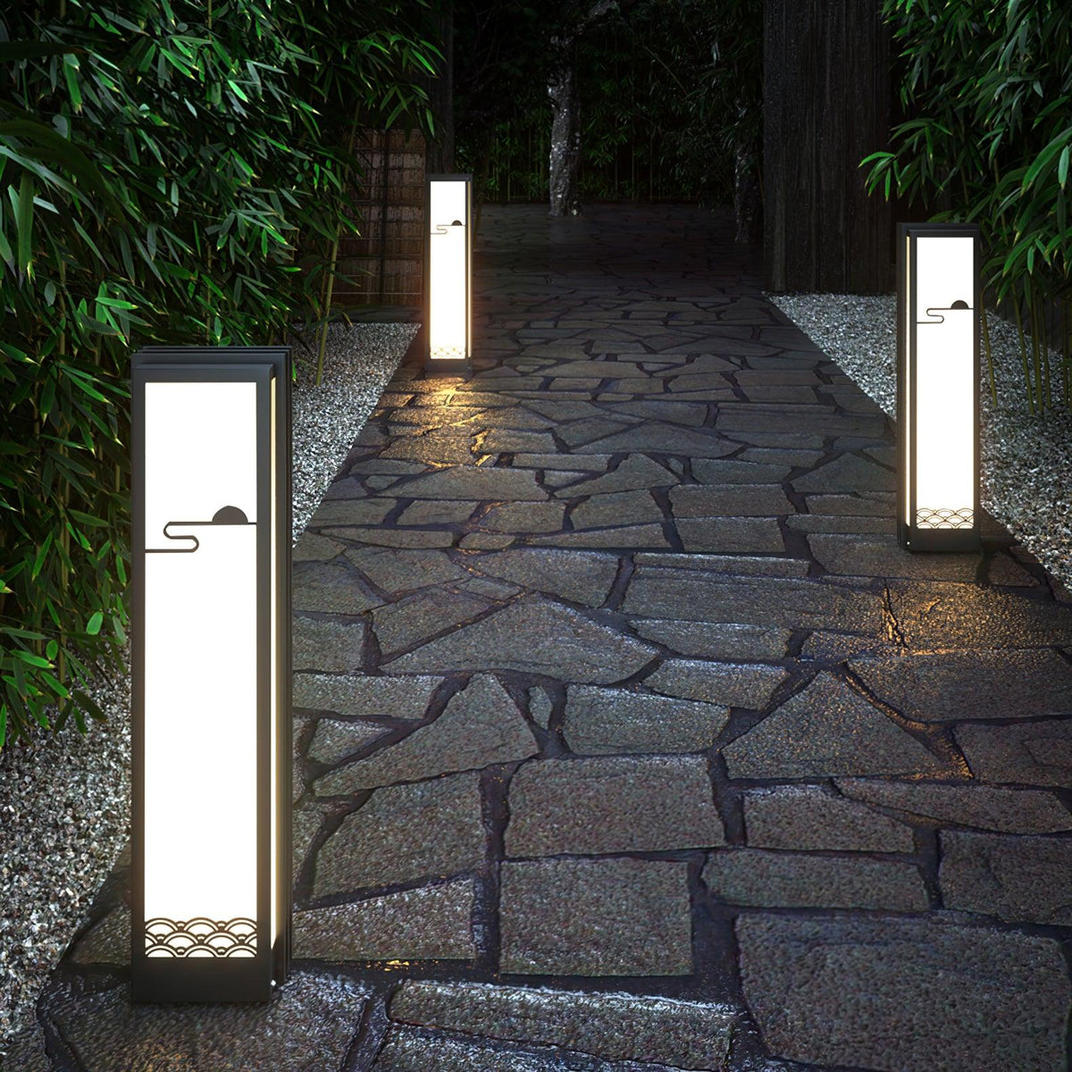 Sunrise Pattern Outdoor Light Table lamp