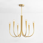 Swoop Arm Chandelier Chandelier