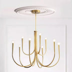 Swoop Arm Chandelier Chandelier