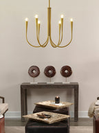 Swoop Arm Chandelier Chandelier