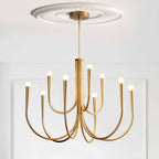 Swoop Arm Chandelier Chandelier