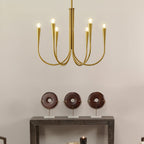Swoop Arm Chandelier Chandelier