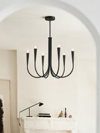 Swoop Arm Chandelier Chandelier