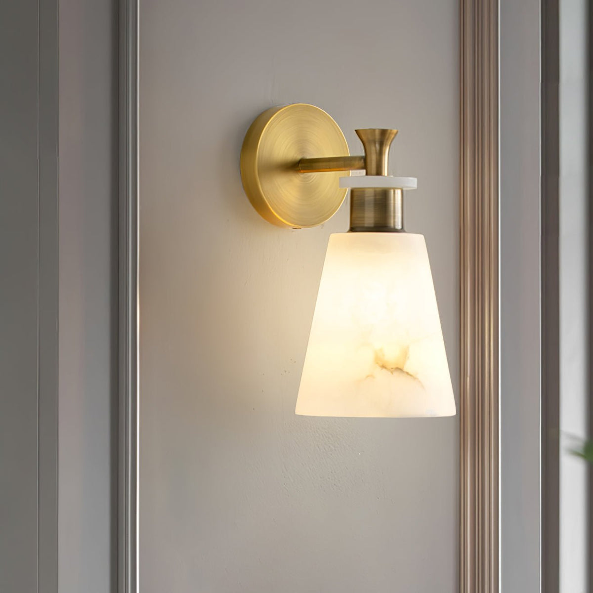 Tapered Alabaster Wall Sconce Wall lamp