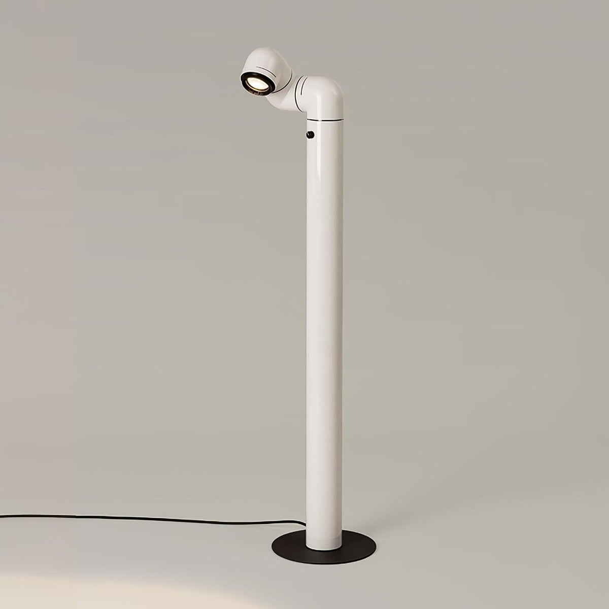 Tatu Alta Floor Lamp ? 9.1″ x H 45.7″ / Dia 23cm x H 116cm / White / US Plug Floor lamp