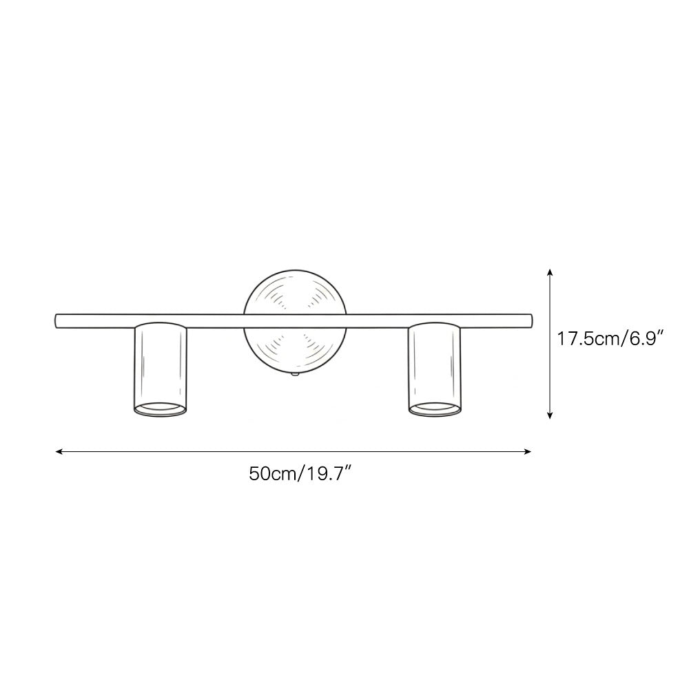 Taylor Adjustable Head Wall/Ceiling Lamp