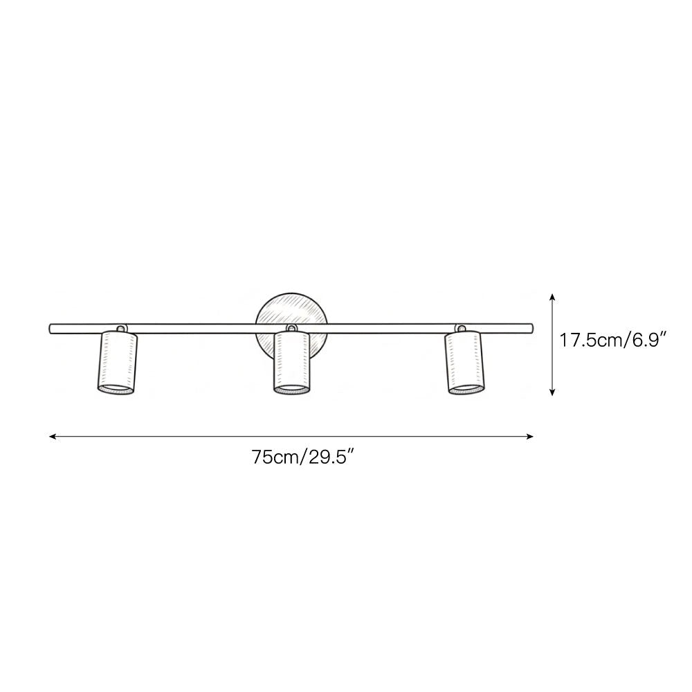 Taylor Adjustable Head Wall/Ceiling Lamp