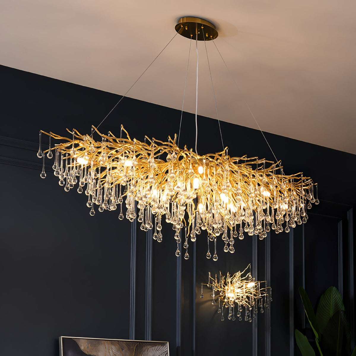 Teardrop Crystal Chandelier Chandelier