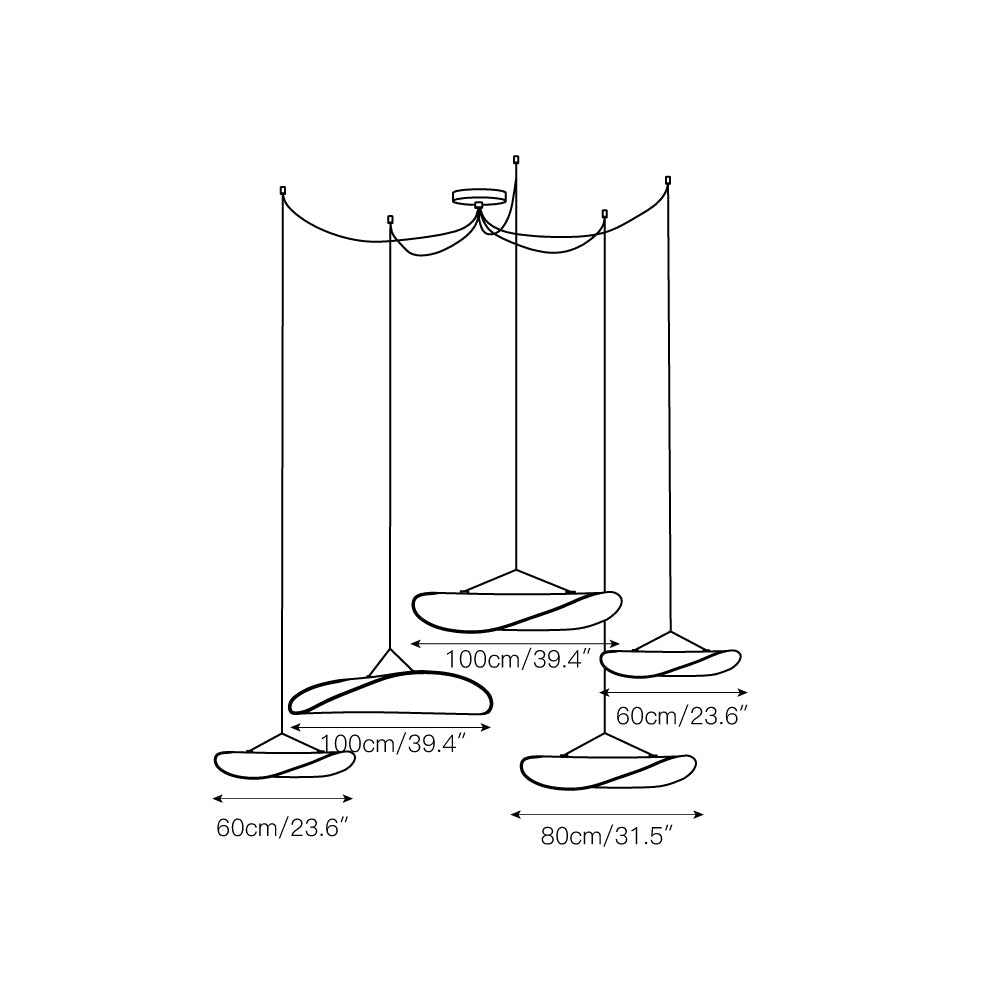 Tense Dupont Paper Pendant Lamp