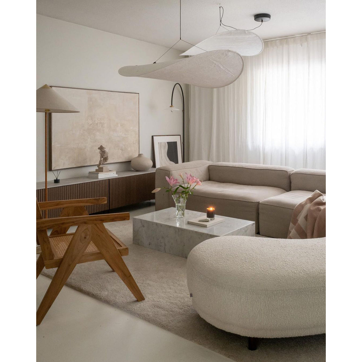 Tense Dupont Paper Pendant Lamp