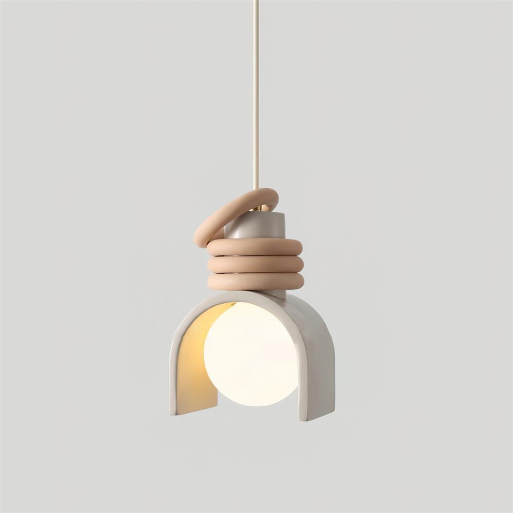 Terraform Pendant Light ? 4.9″ x H 7″ / Dia 12.5cm x H 18cm / White Pendant light