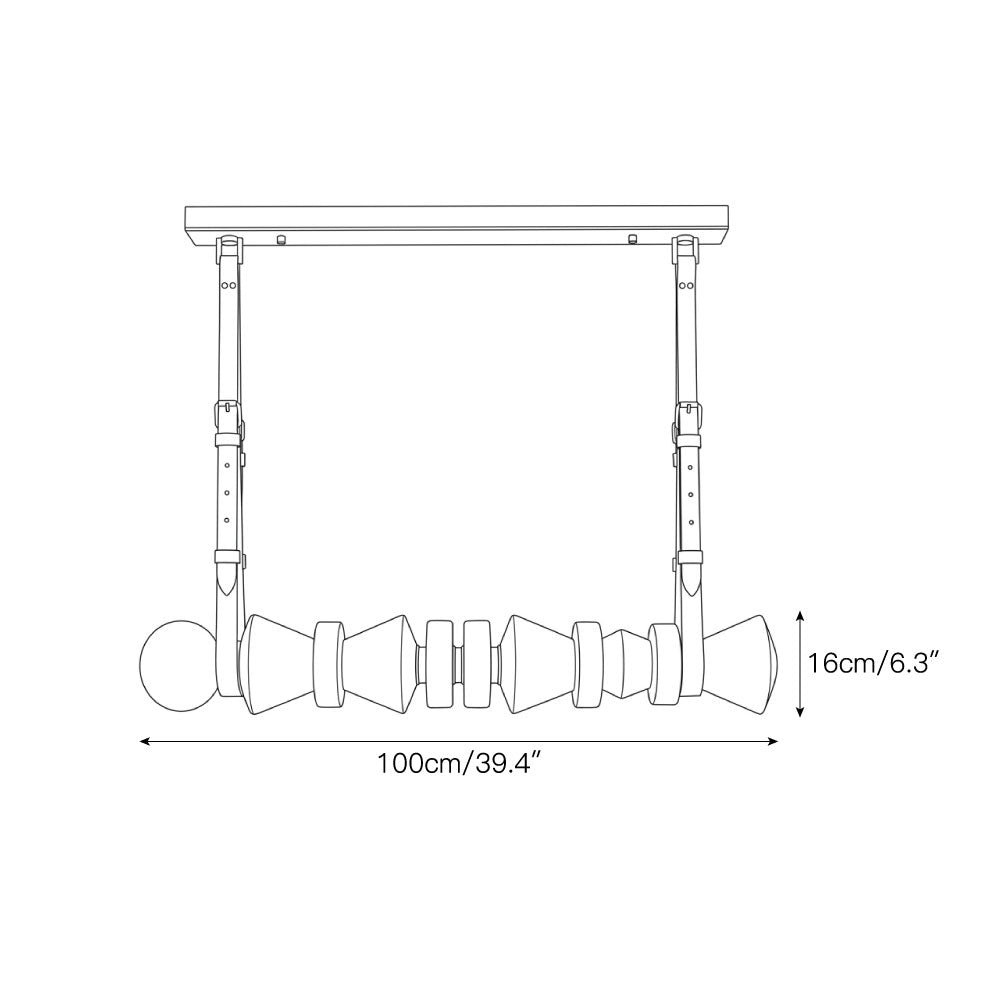 Tervaine Alabaster Chandelier