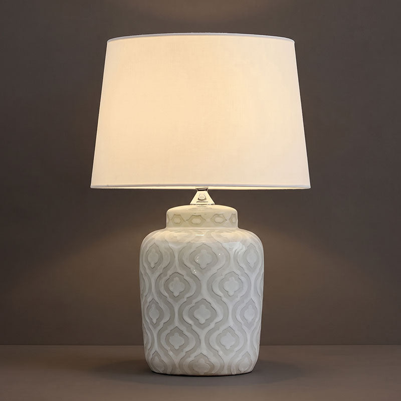 Textured Jar Table Lamp