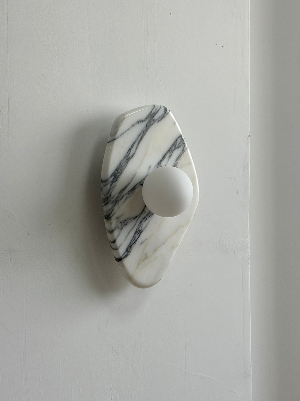 Textured Marble Wall Lamp