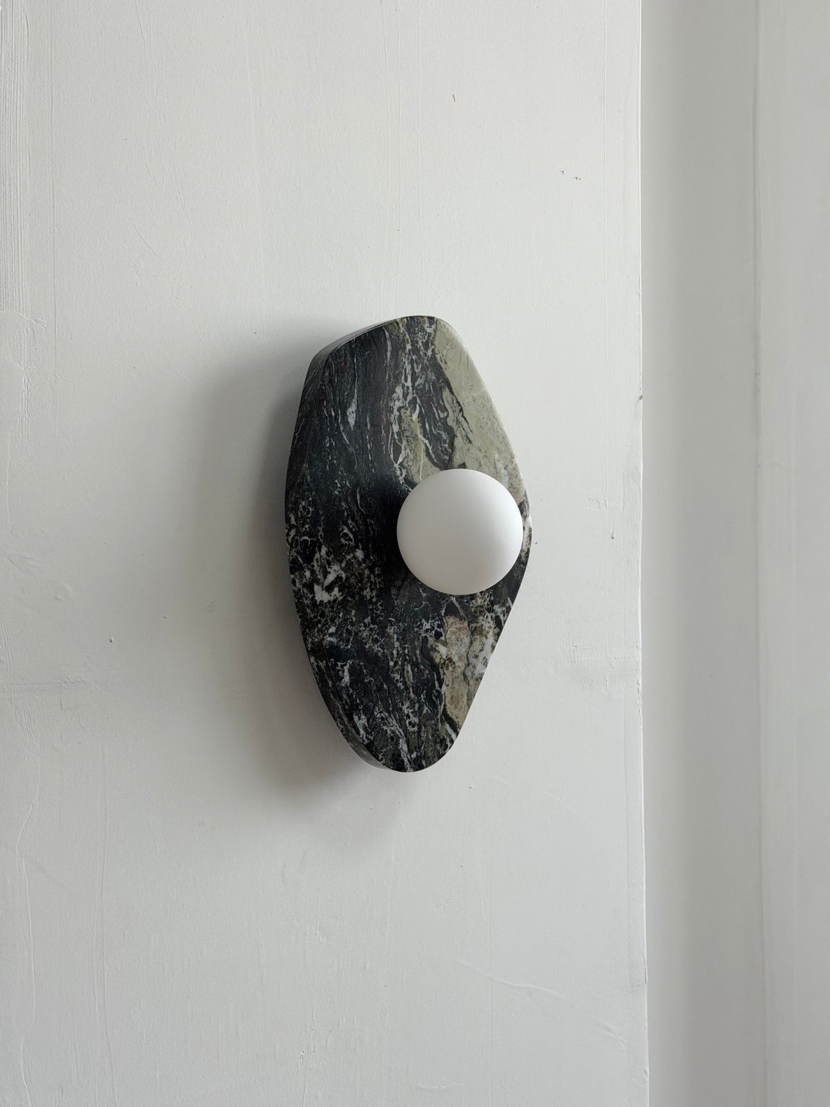 Textured Marble Wall Lamp