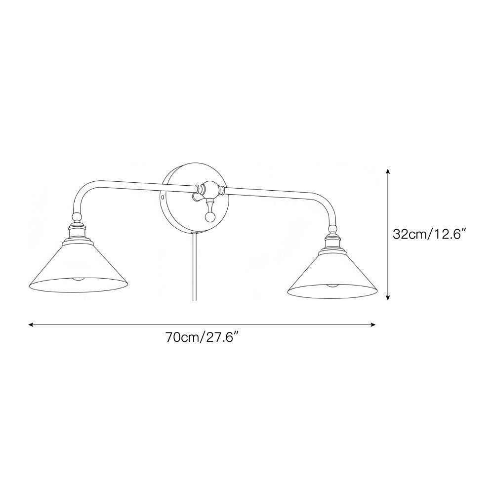 Thetford Plug-in Wall Sconce