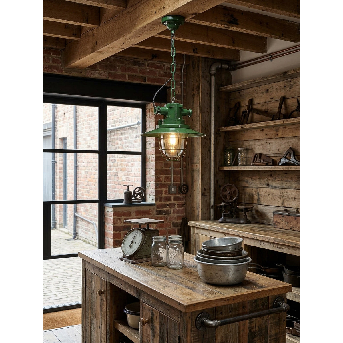 Thorlux Green Pendant Light