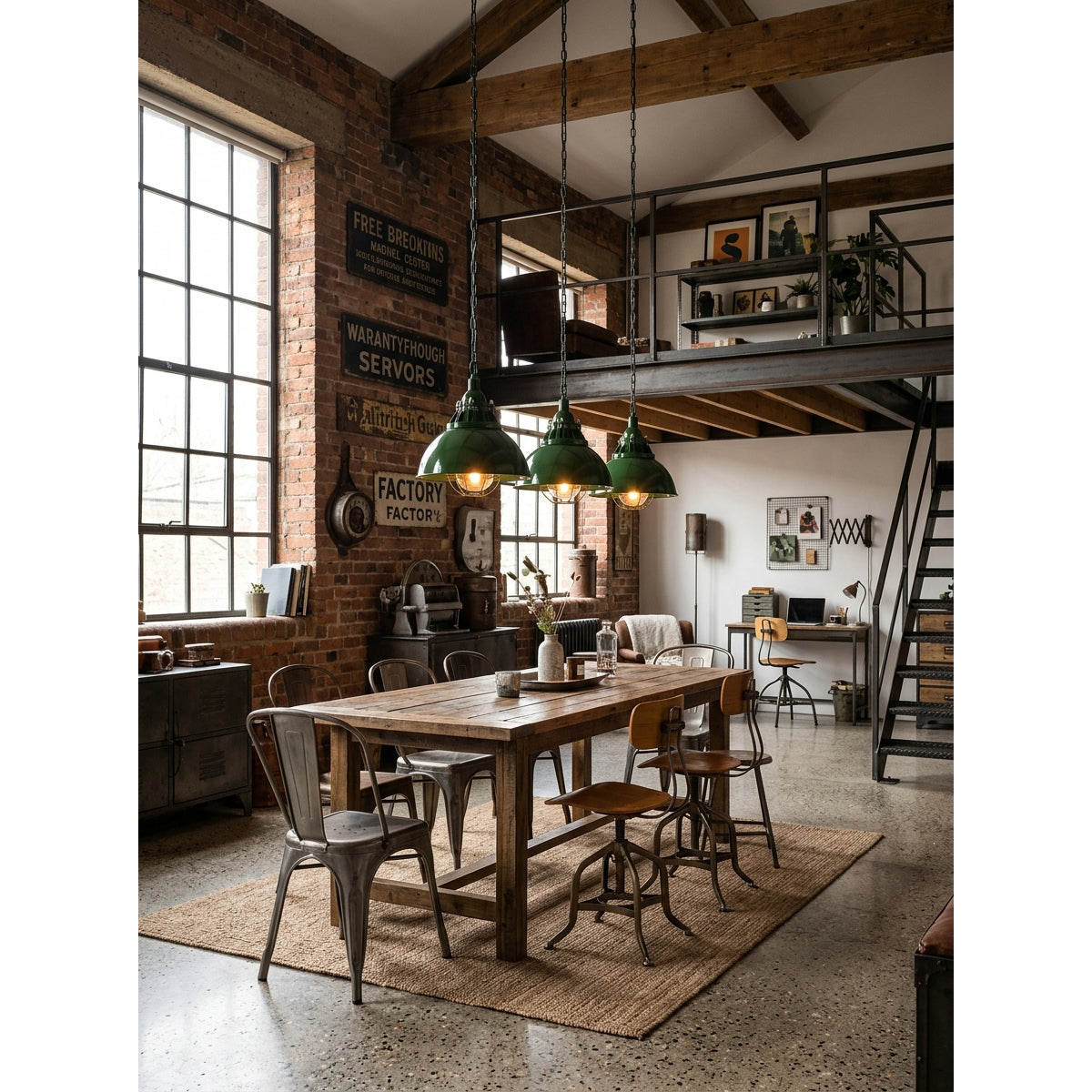 Thorlux Green Pendant Light