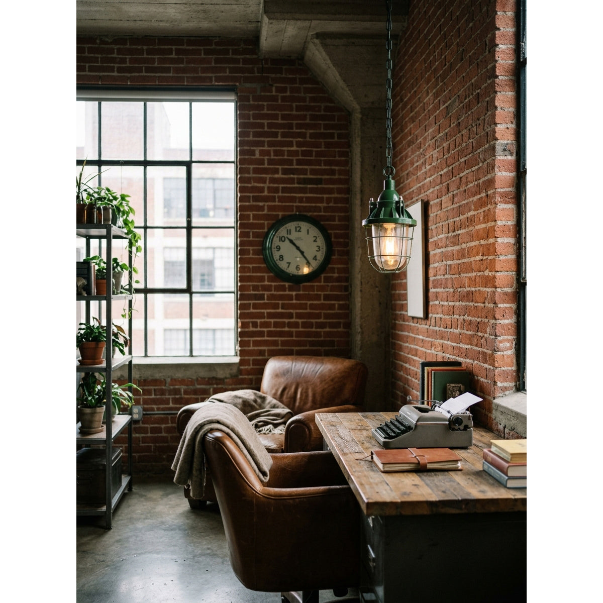 Thorlux Green Pendant Light