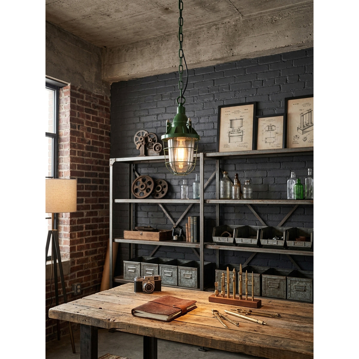 Thorlux Green Pendant Light