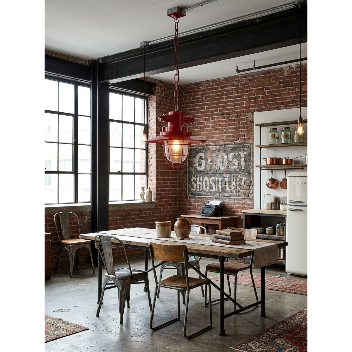 Thorlux Green Pendant Light