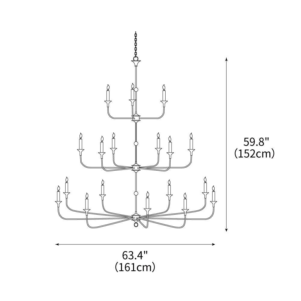 Thousand Brass Chandelier chandelier