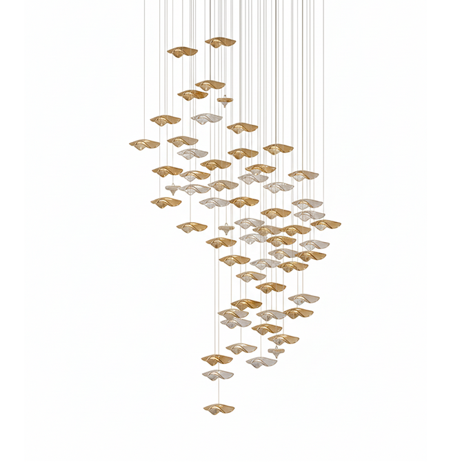 Tidal Art Glass Chandelier