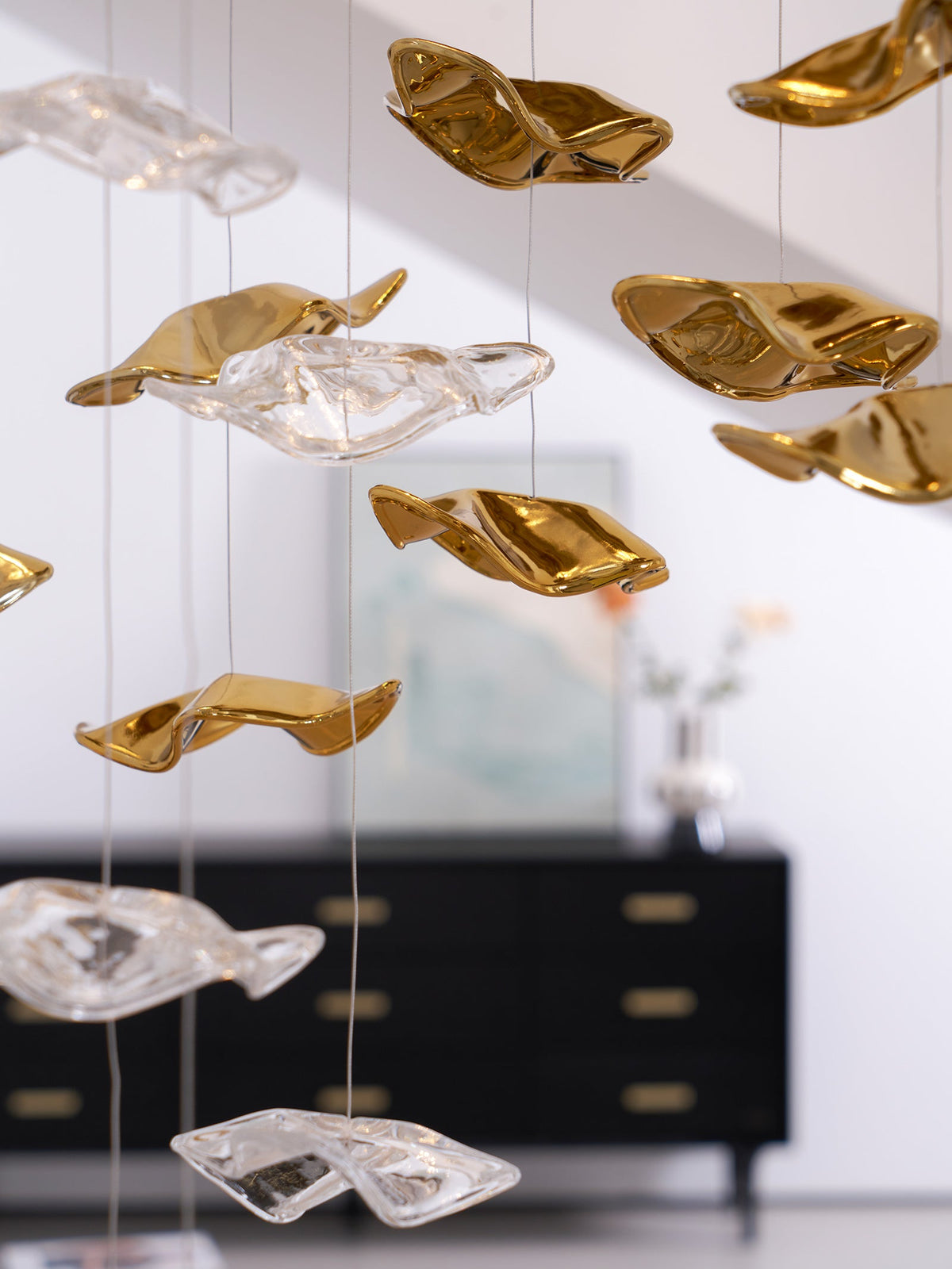 Tidal Art Glass Chandelier