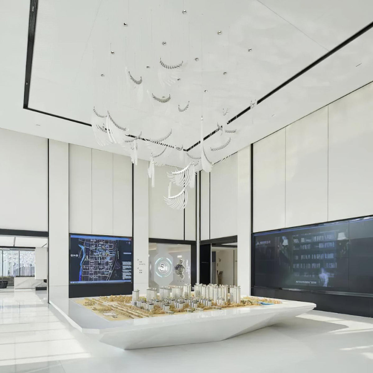 Tiered Palmette Chandelier Chandelier