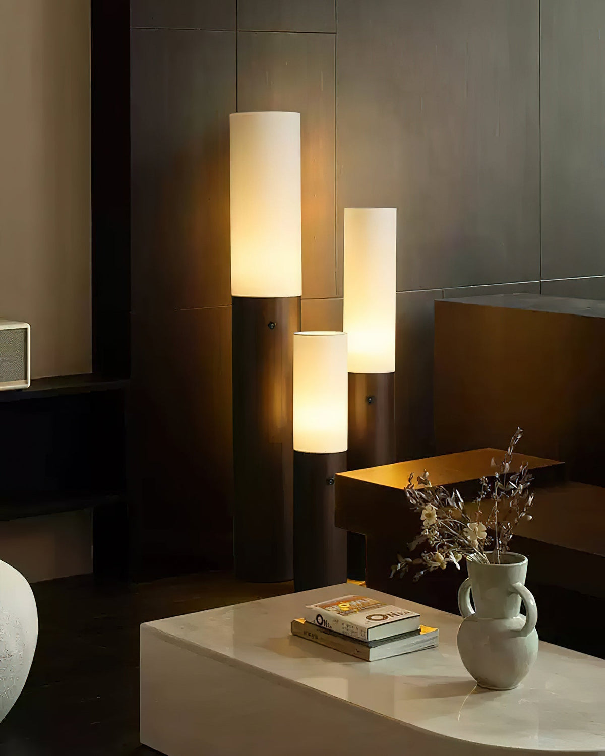 Timber Column Floor Lamp Floor lamp