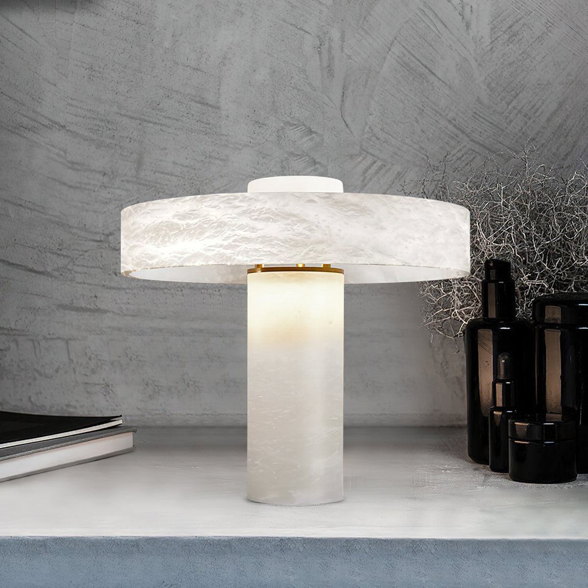 Tramonto Alabaster Table Lamp