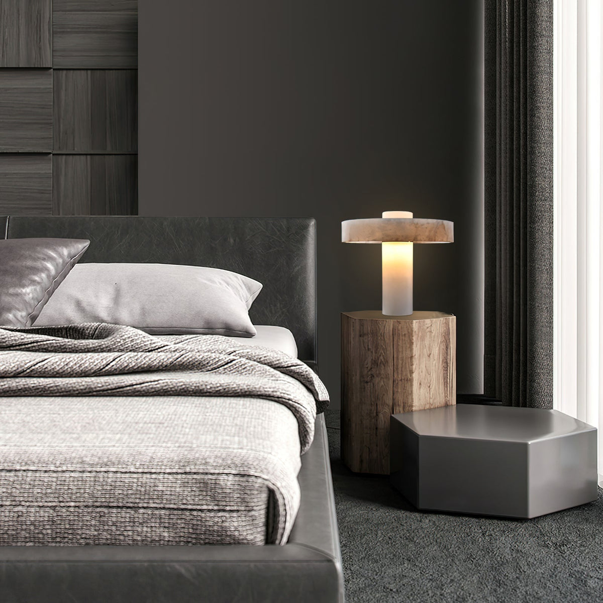 Tramonto Alabaster Table Lamp