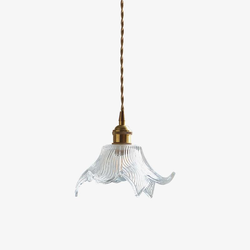 Transparent Crystal Pendant Light ∅ 7.9″ x H 3.7″ / Dia 20cm x H 9.5cm / Clear Pendant light
