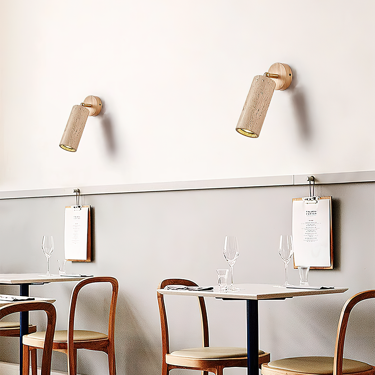 Travertine Mireille Wall Lamp