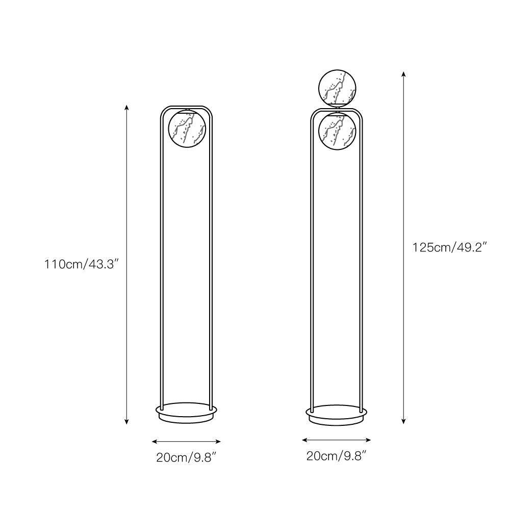 Tribeca Alabaster Floor Lamp