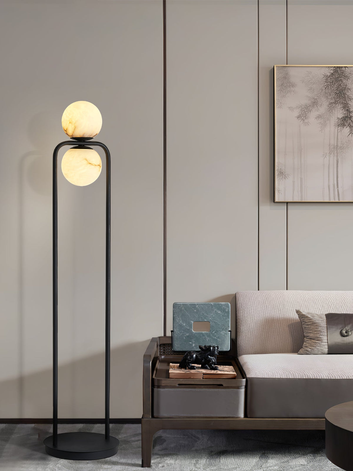Tribeca Alabaster Floor Lamp