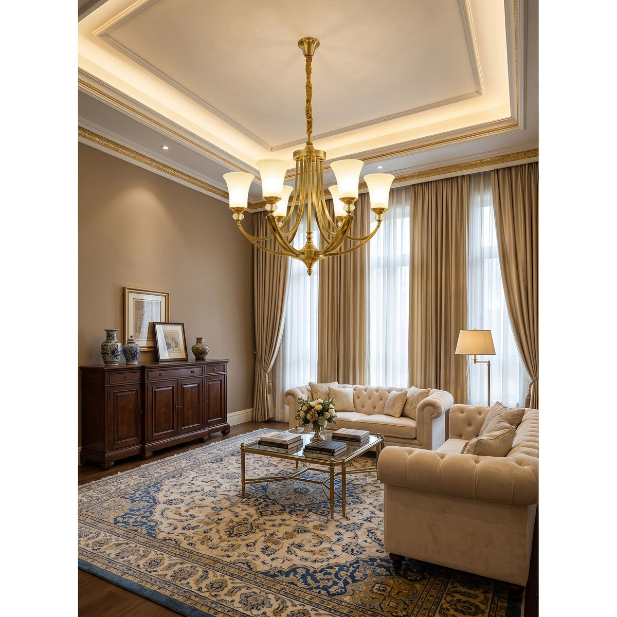 Tuileries Glass Chandelier