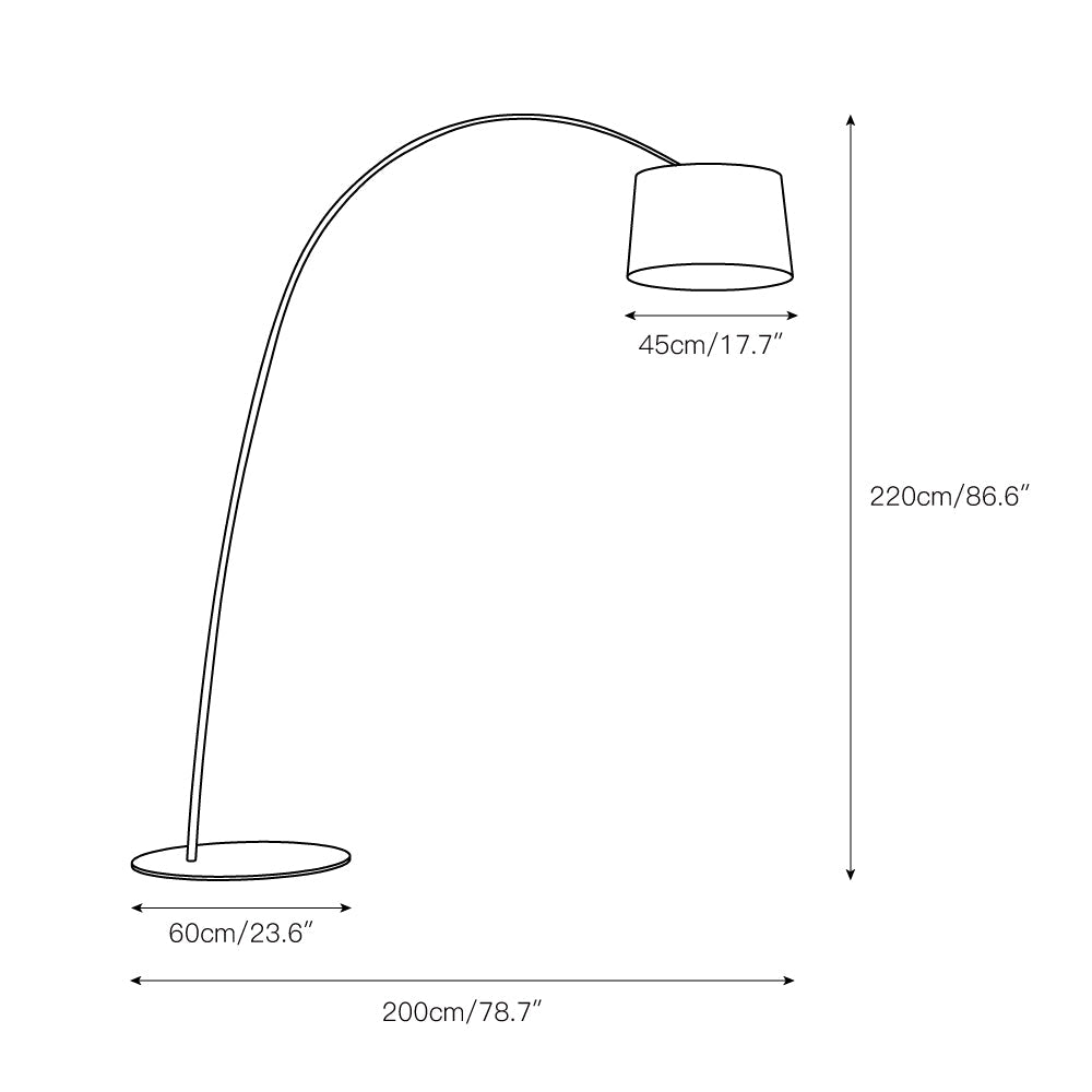 Willow Arc Floor Lamp