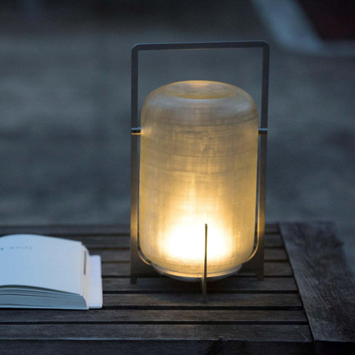 Silver Twilight Lantern Table Light Table lamp