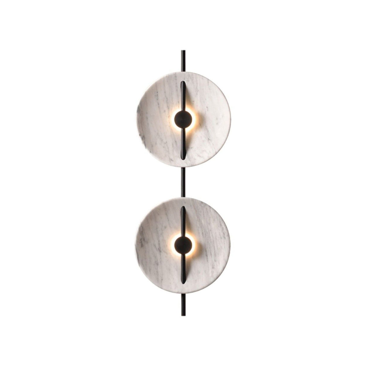 Twin Disc Marble Wall Lamp