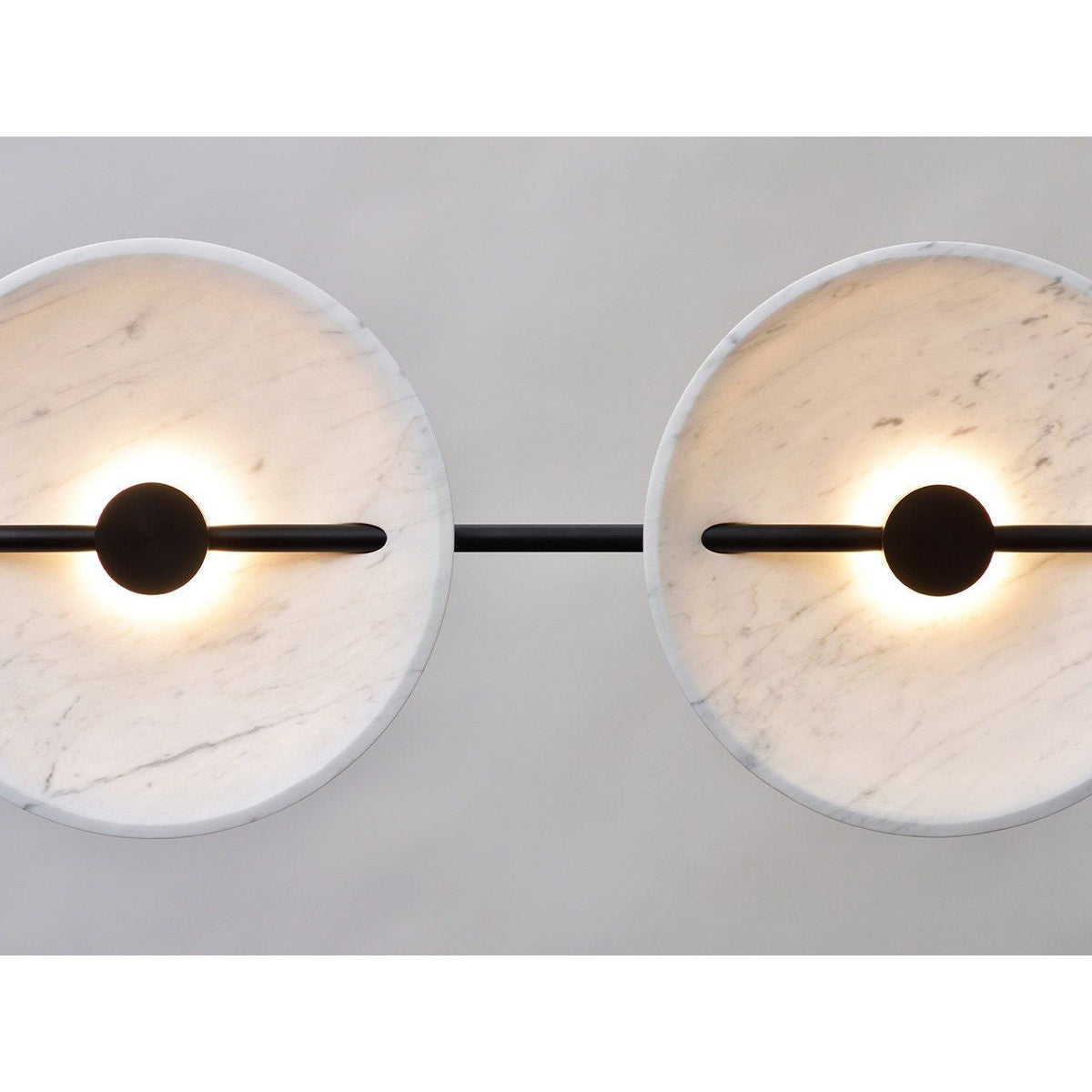 Twin Disc Marble Wall Lamp