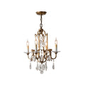 Valentina Chandelier 4 heads Φ 16.5″ x H 21.7″ / Dia 42cm x H 55cm / Gold Chandelier